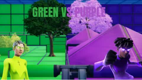 💜purple v.s green💚 ( zero build )