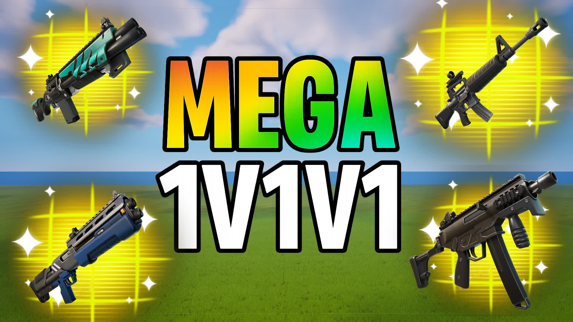 1V1V1 1V1 MEGA ZONE WARS FFA