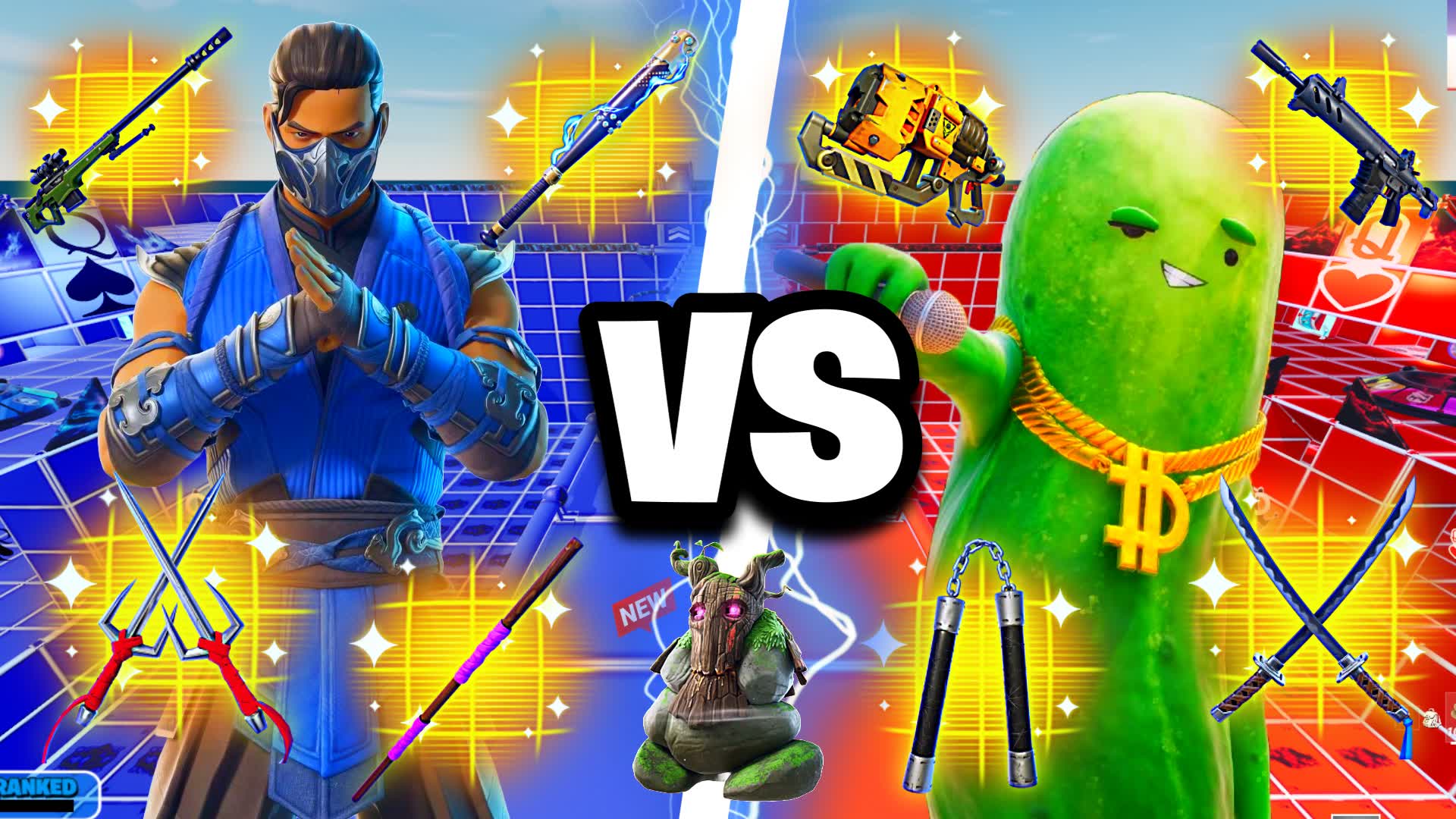 CRAZY TMNT RED VS BLUE 🔴🔵