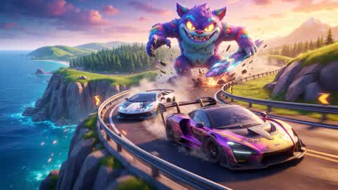 Monster Coast Rush 🏎️
