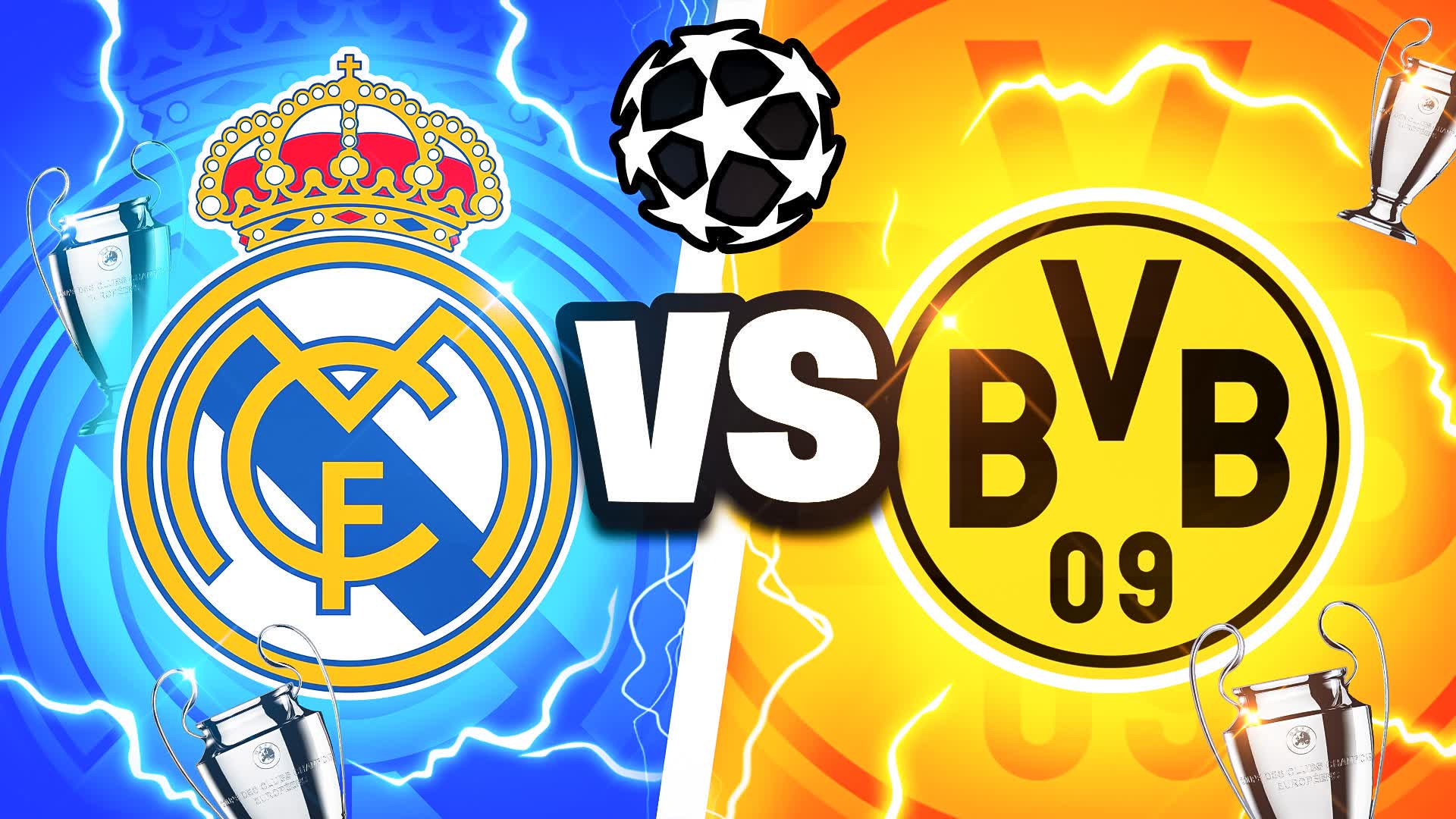 REAL VS BORUSSIA RED VS BLUE🔴🔵