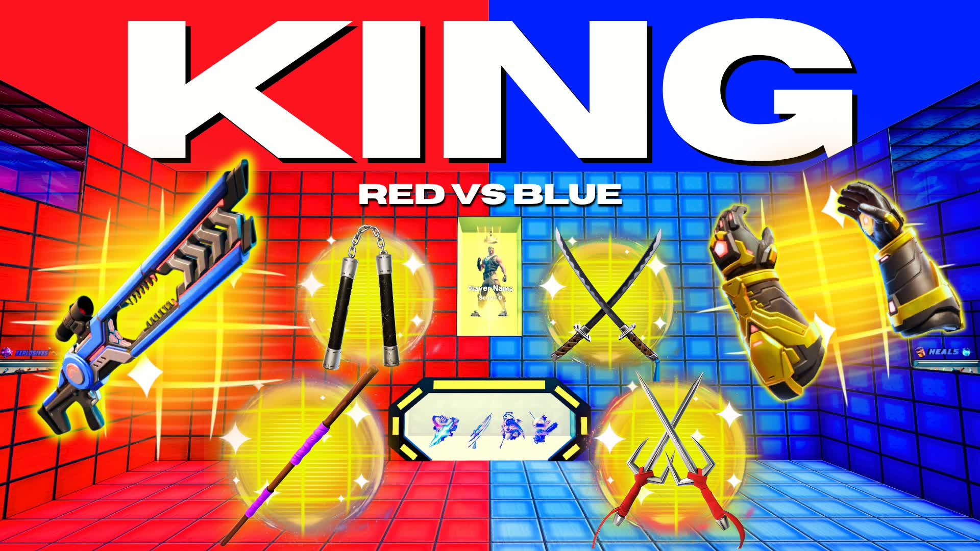 KING RED VS BLUE 👑🔴🔵