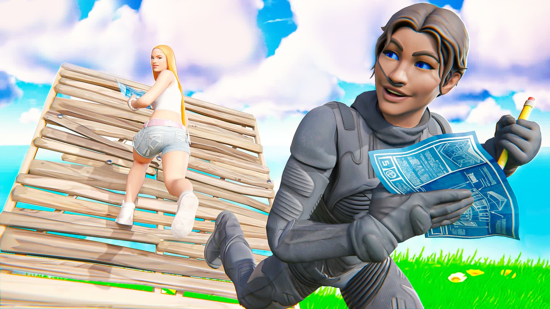 F1SHYX 1V1 BUILD FIGHTS!
