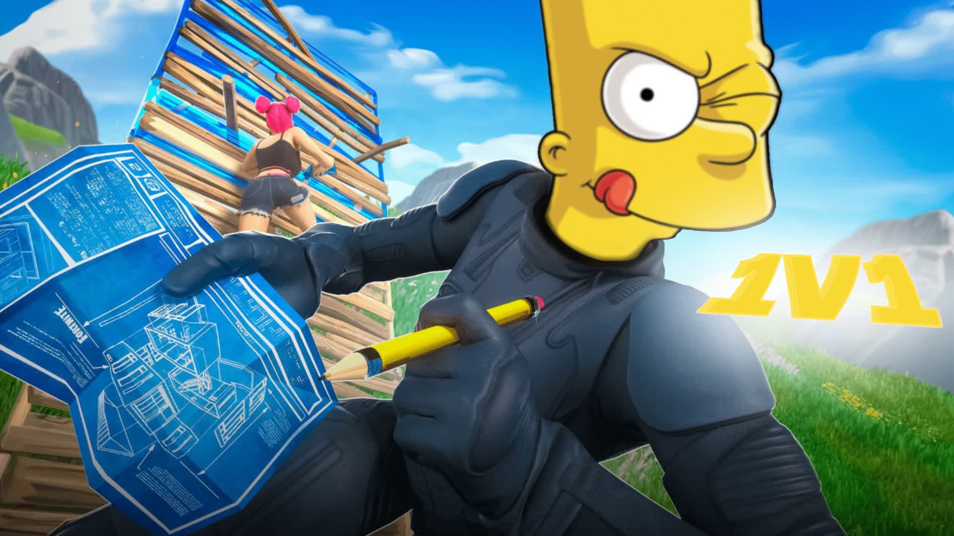 1V1 BUILD FIGHT SIMPSON