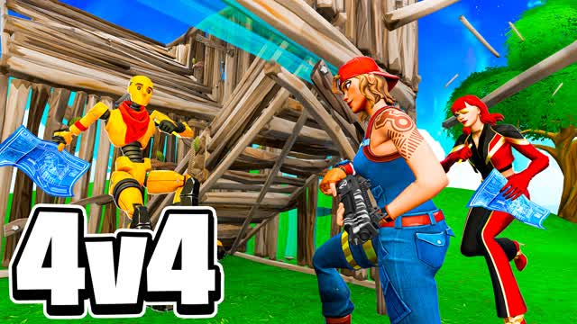 Building Wars 4v4 حرب المباني