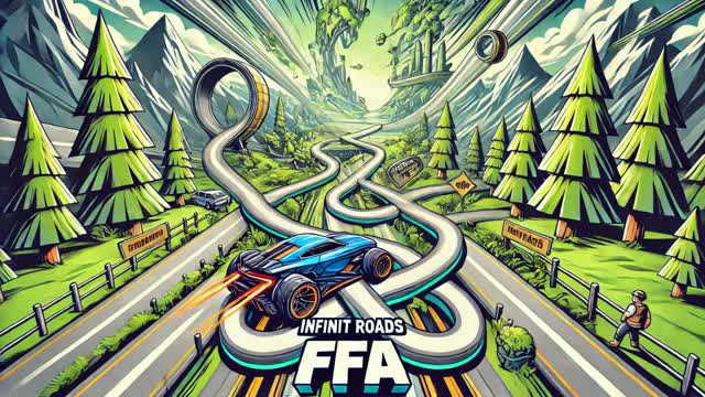 🏎️🏁 INFINIT ROADS FFA طرق لا نهائية