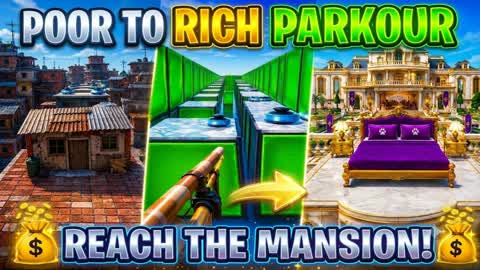 🏠➡️🏰 POOR TO RICH PARKOUR