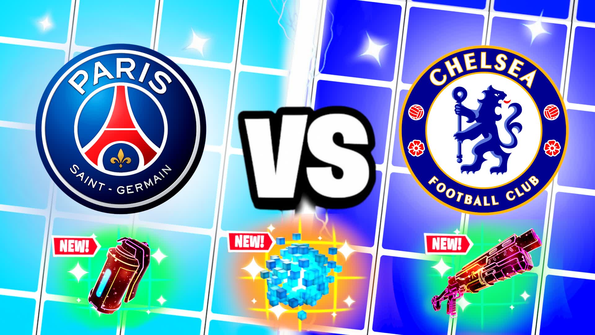 CHELSEA VS PSG 🔴🔵RED VS BLUE 3479-4672-6959 by ifrs - Fortnite Creative ...