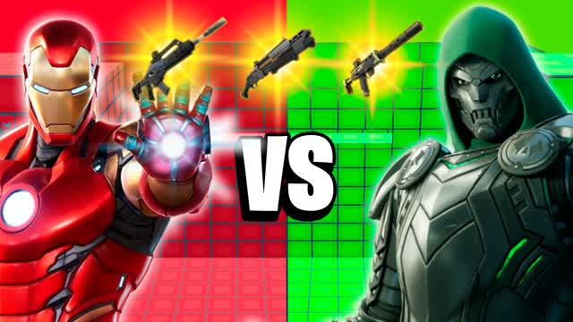 IRON MAN VS DR DOOM - RED VS GREEN
