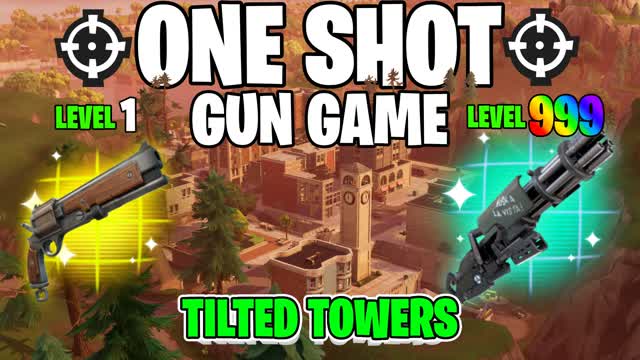 TILTED ONE SHOT GUN GAME🔫🎯 FFA