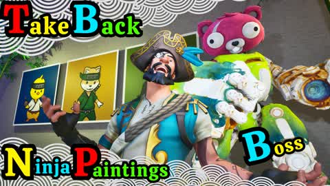 Take back Ninja Paintings Boss Battle