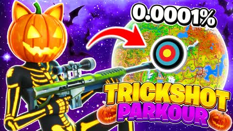 🎃GOLD SCARY TRICKSHOT PARKOUR 100+ 🎯