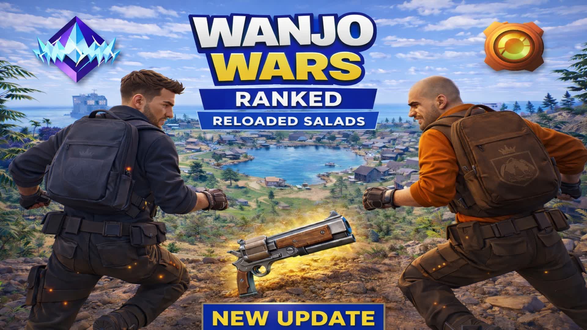 WANJO WARS - RELOADED SALADS RANKED - fortnite