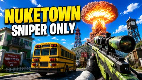 NUKETOWN SNIPER ONLY | FIRST PERSON
