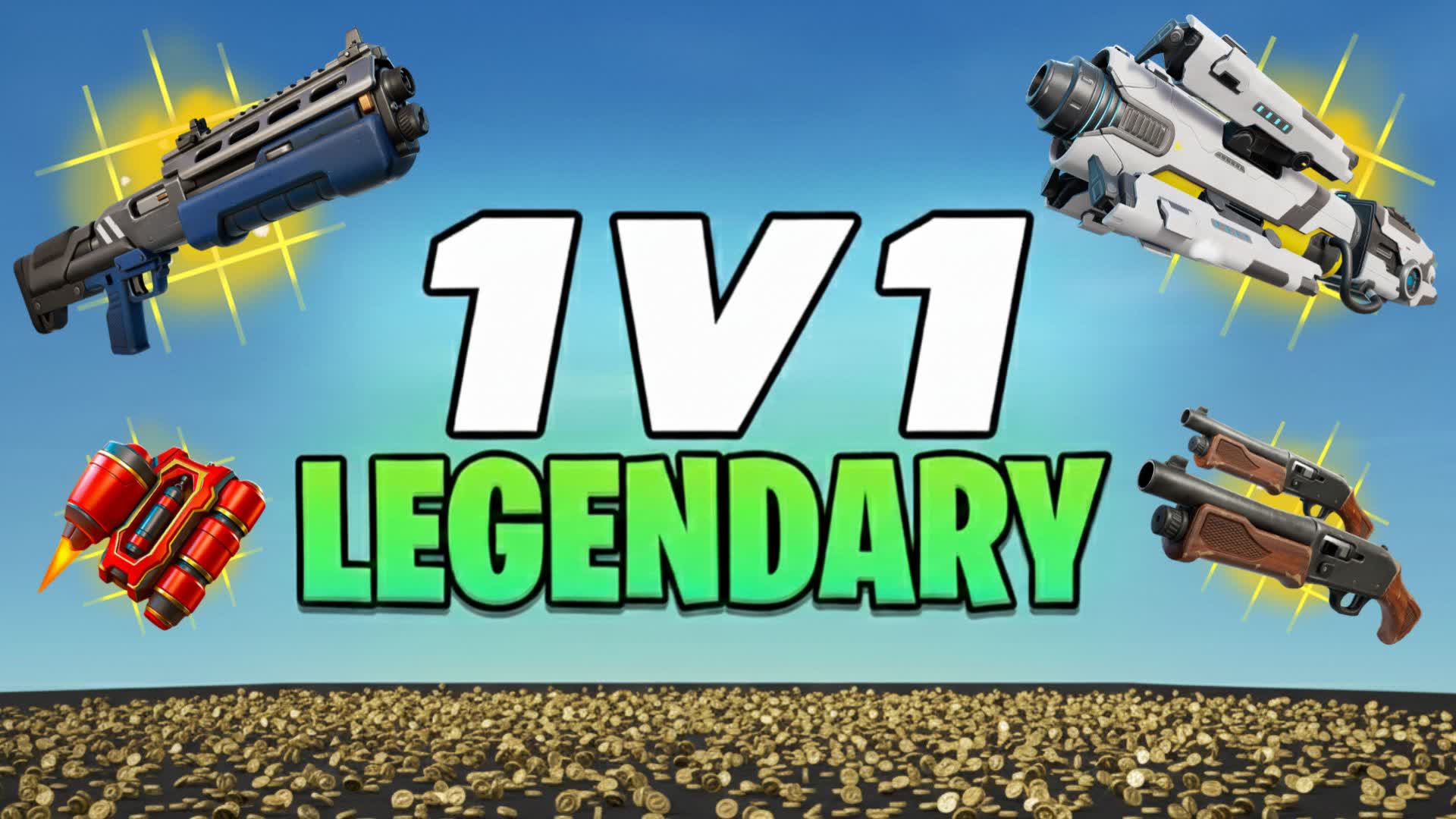 1v1 LEGENDARY GUNS