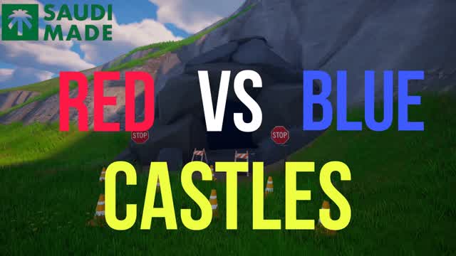 Red Vs blue💙 (🏰Two castles🏰)❤️