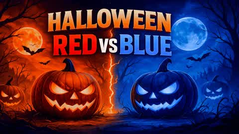 🎃HAUNTED RED VS BLUE👻