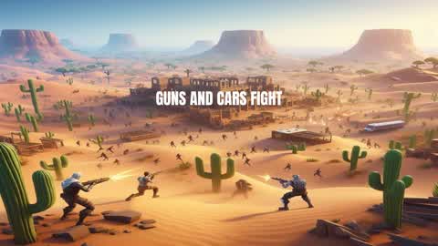 CARS FIGHT AND GUNS 32 PLAYERS