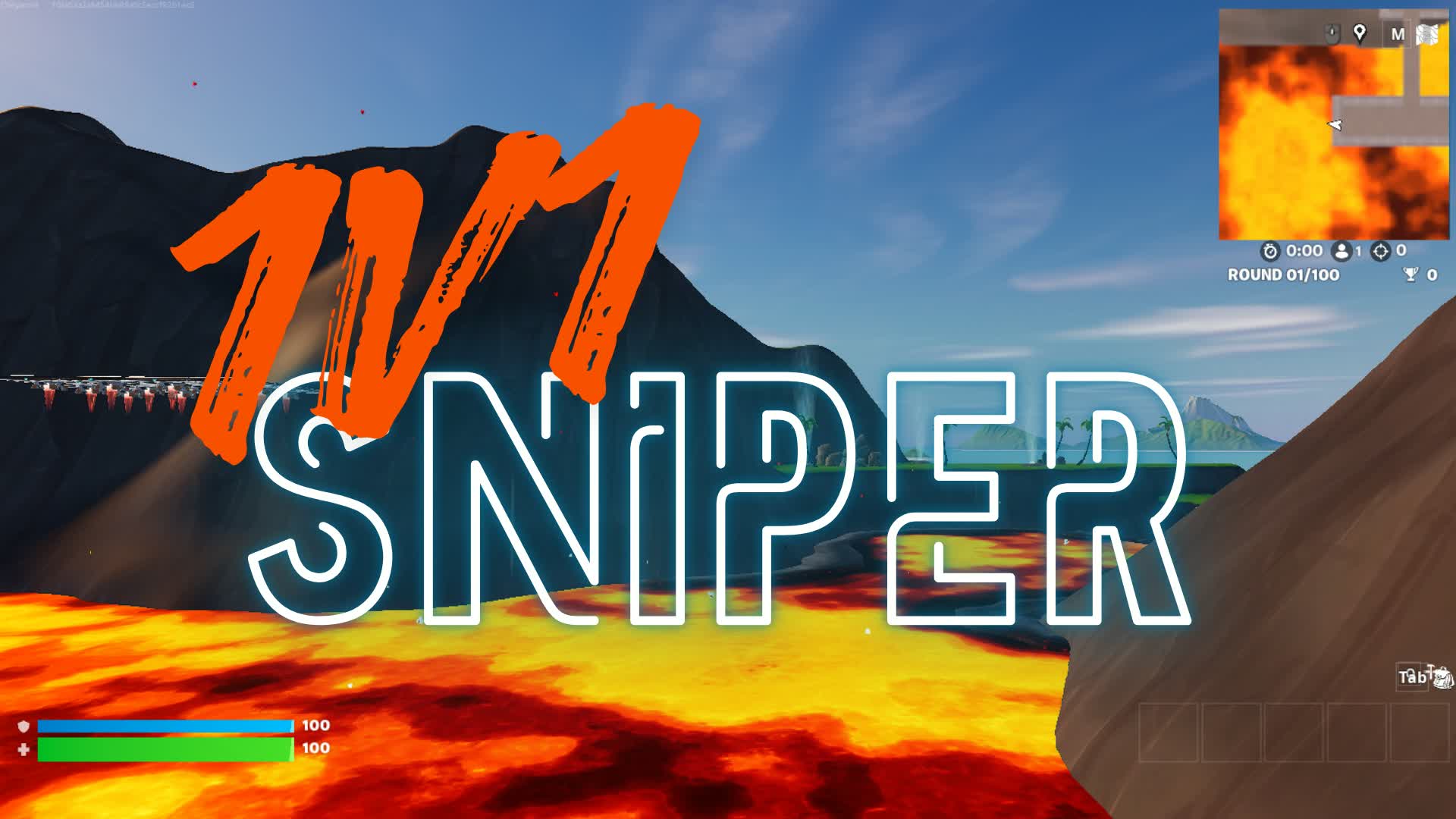 1v1スナイパー火山