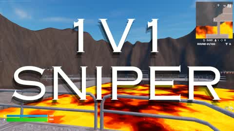 1 v 1 Sniper Volcano