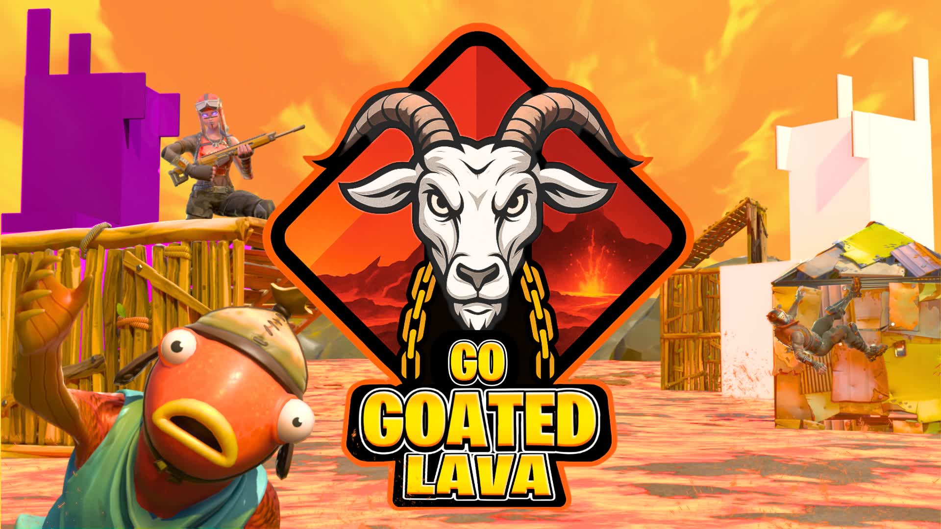 🐐 GO GOATED LAVA🌋- Zone Wars 🌀