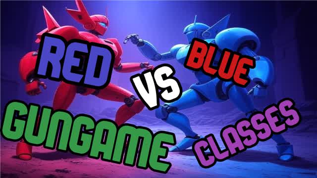 RED VS BLUE -  GUNGAME - CLASSES - FFA
