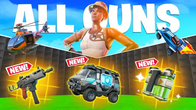 ULTIMATE 1V1 - ALL GUNS & RIDES