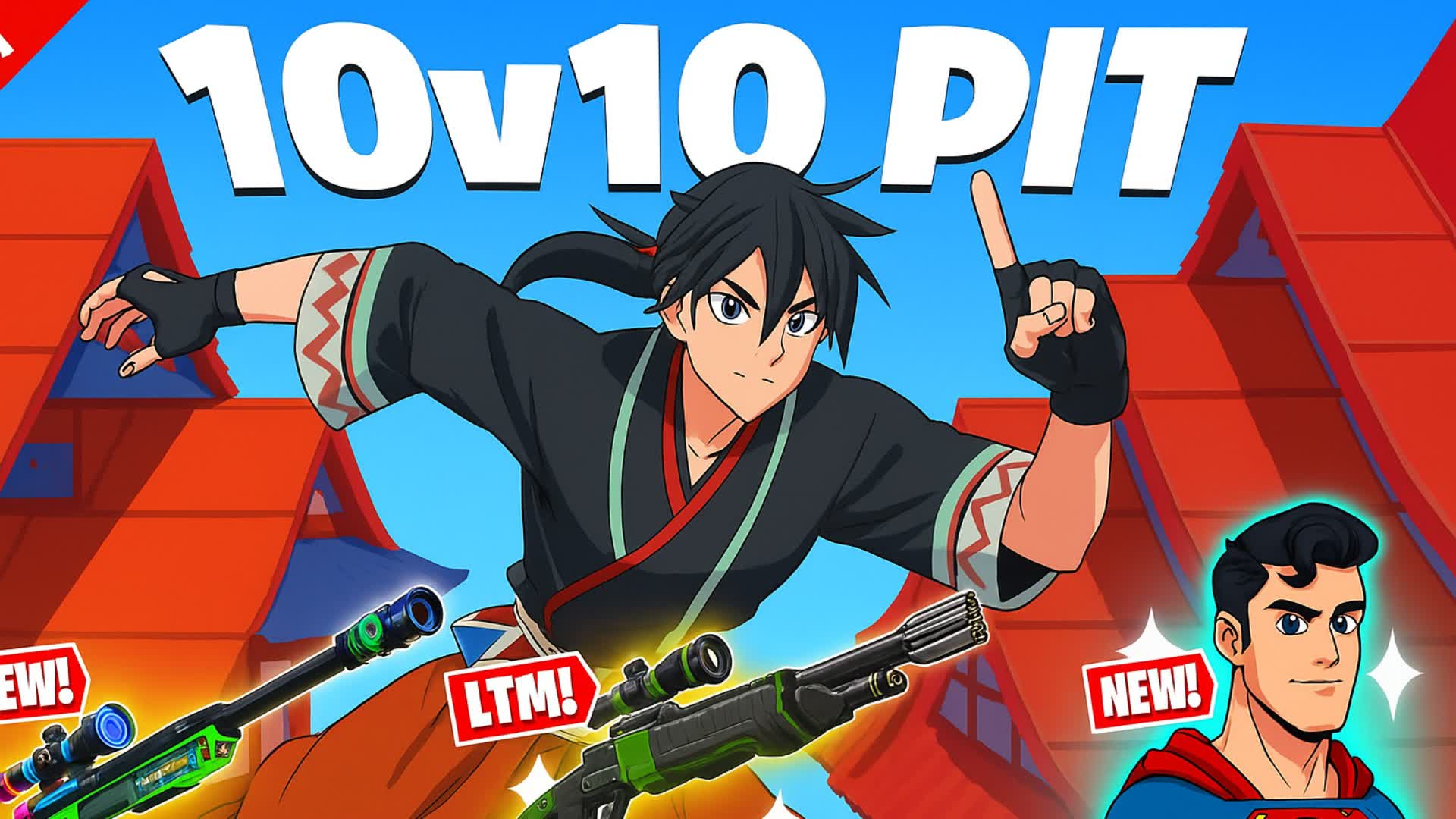 10vs10 PIT - ピットアリーナ戦闘 🔴🔵