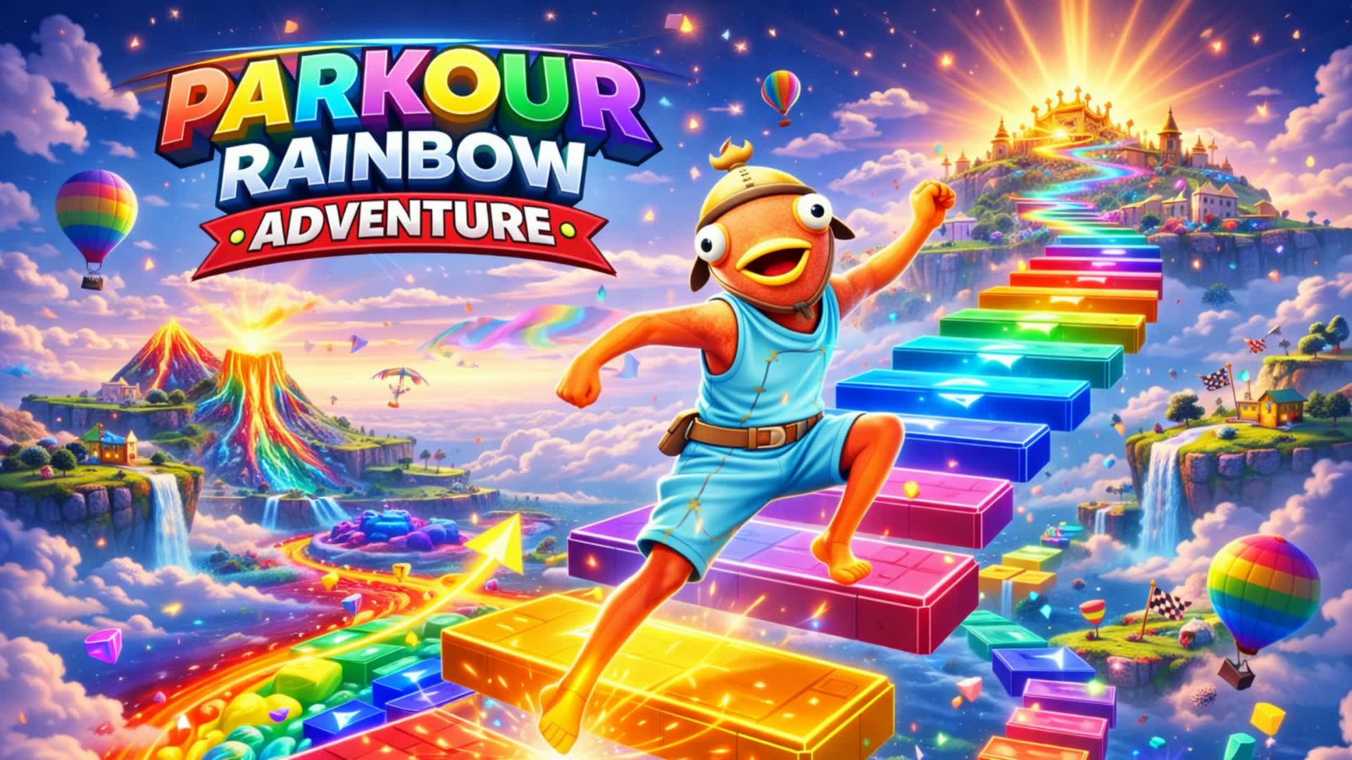 パルクールの虹の冒険