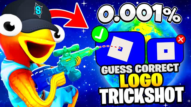 🔎 GUESS THE LOGO TRICKSHOT PARKOUR 🎯
