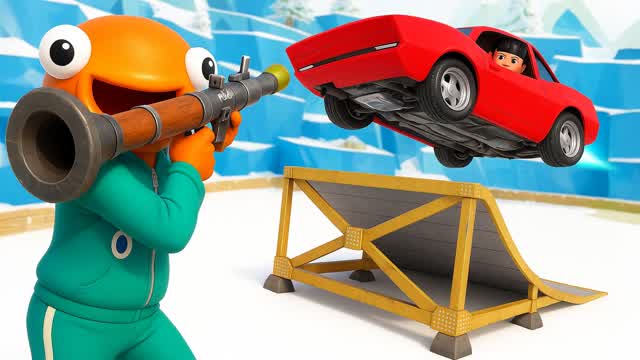 SQUID GAME | ROCKET VS CARS