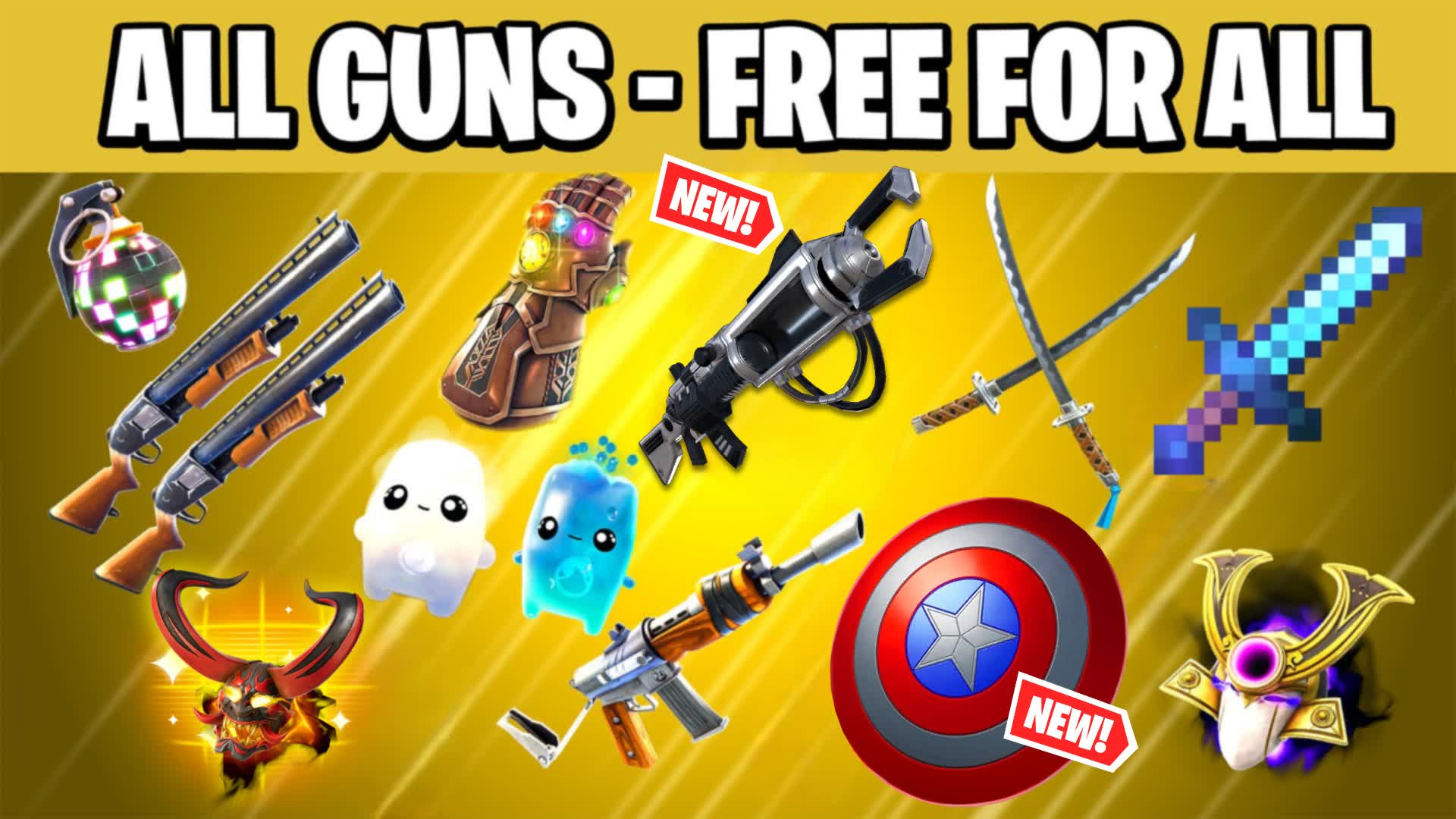TMNT⭐ALL GUNS - FREE FOR ALL (ALL CARS)