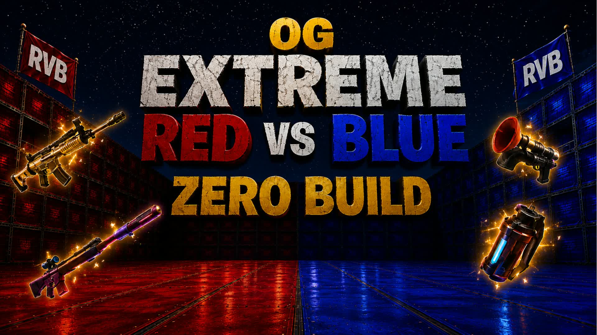 🔴OG Extreme Red Vs Blue Zero Build🔵