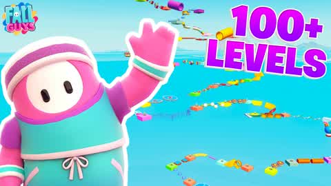 FALL GUYS OBBY 100+ LEVEL ⭐
