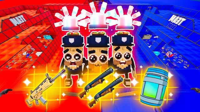 LA POLIZIA BRAINROT RED VS BLUE🔴🔵🧠