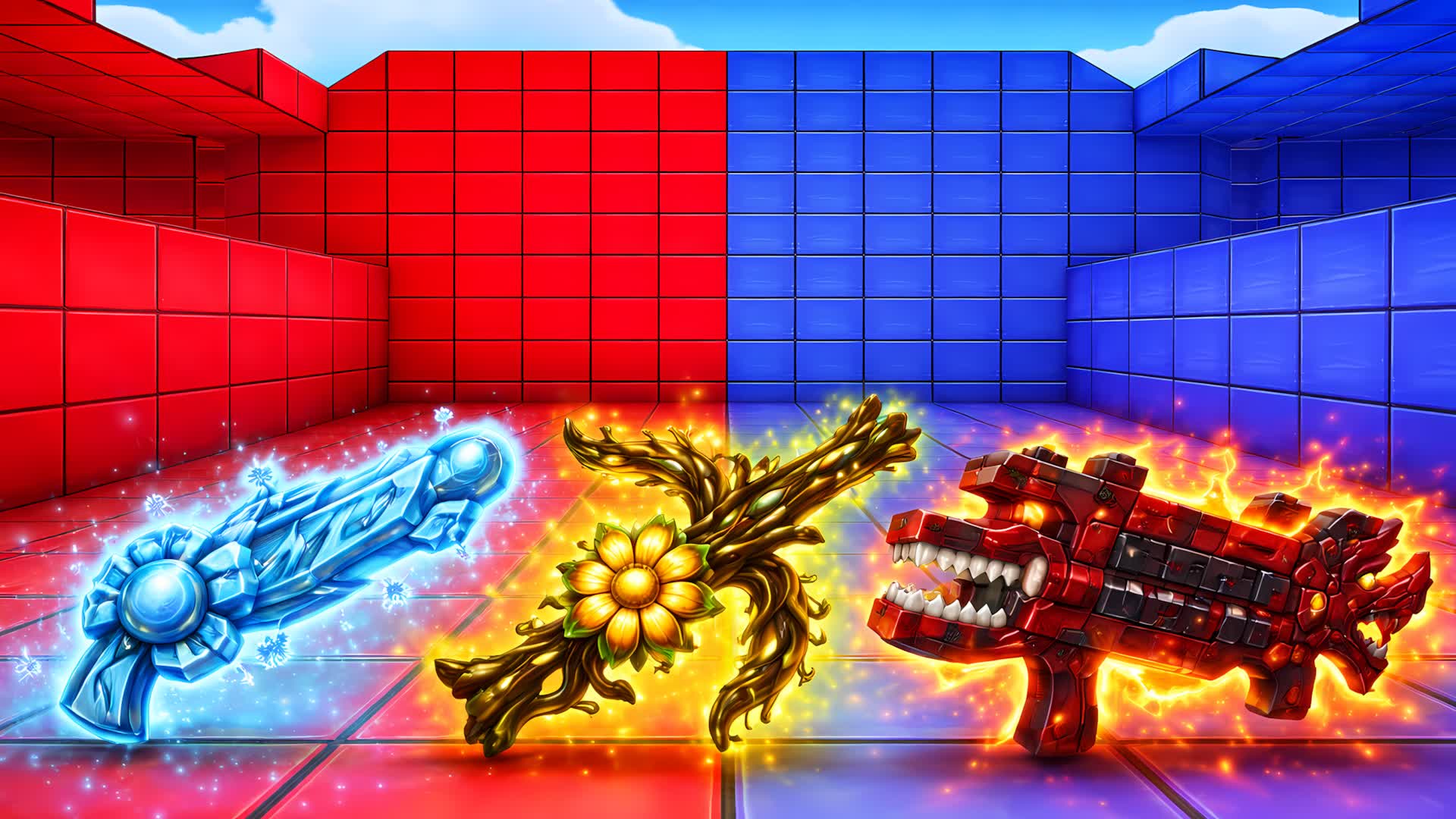CAOS RED VS BLUE