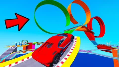 Summer Obby Car Parkour