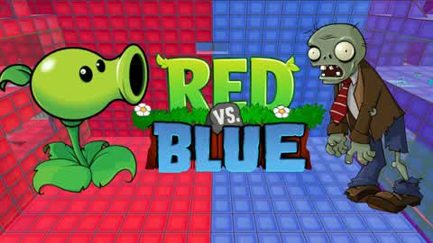 PLANTS VS ZOMBIES 🧠| RED VS BLUE 🔴🔵