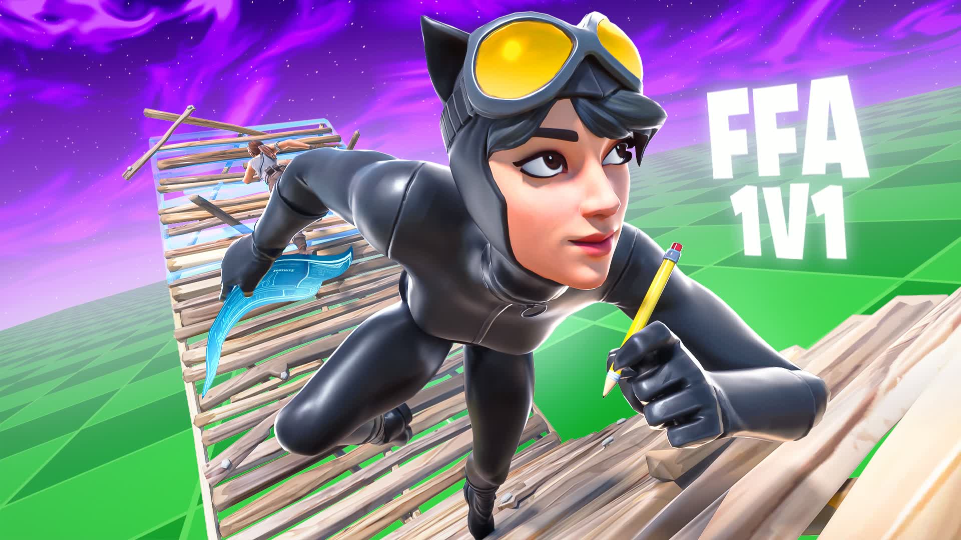 Neeon 1v1 Build Fight