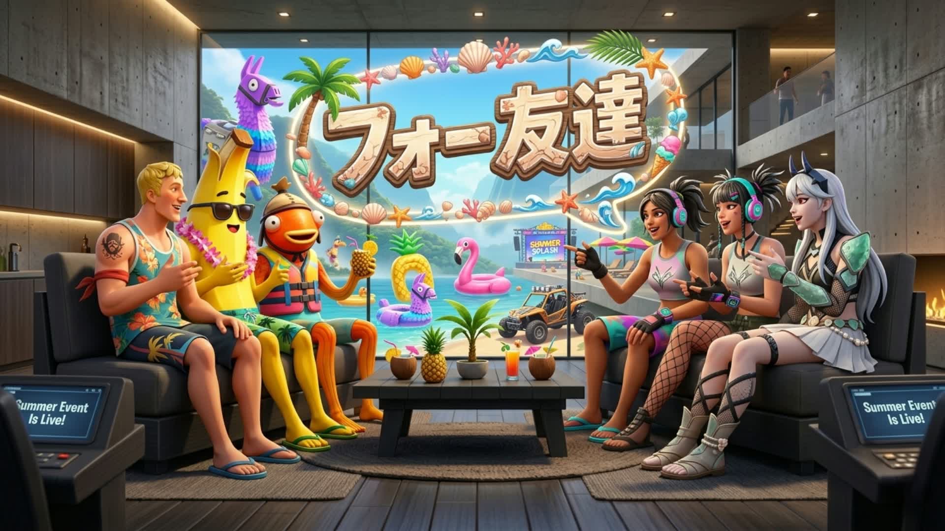 🏖フォートモ シティー🏙ベータテスト早期アクセス夜の7時～12時に集合！
