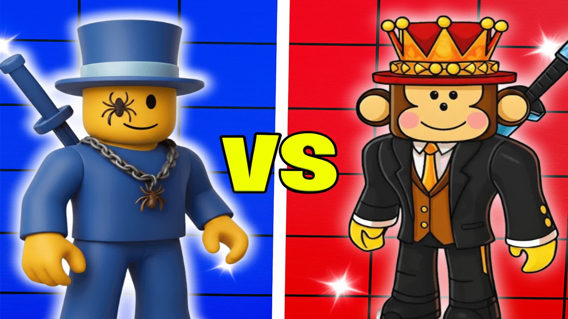 CHAOS RED VS BLUE 🔴🔵FUNNY👹