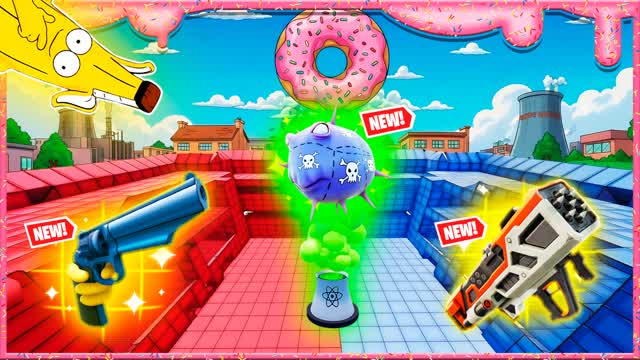 THE SIMPSONS RED VS BLUE🔴|🔵