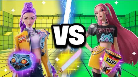 KPOP HUNTERS GREEN VS YELLOW 💚💛