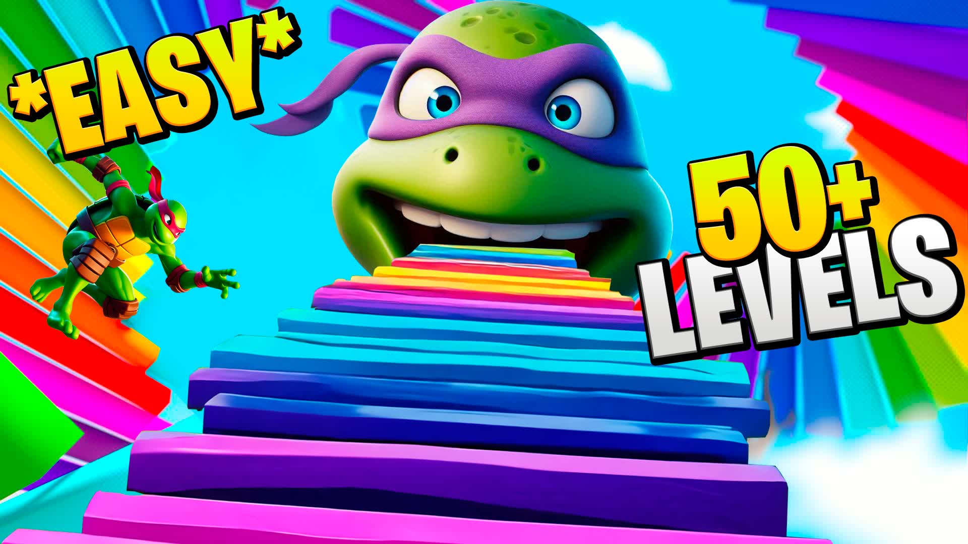 🐢 EASY TMNT PARKOUR 50+