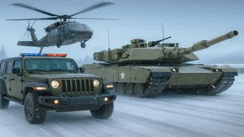 ❄️CHILL WINTER DRIVE ROAD FFA TMNT🏎️