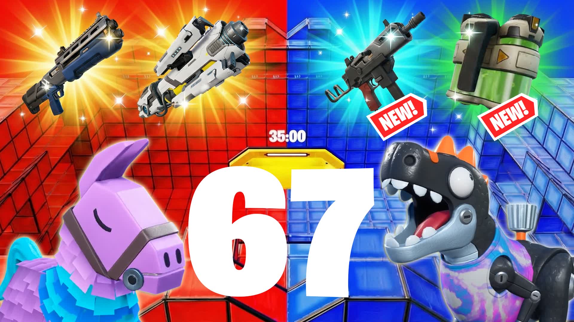 CRAZY SKY RED VS BLUE 🔴🔵