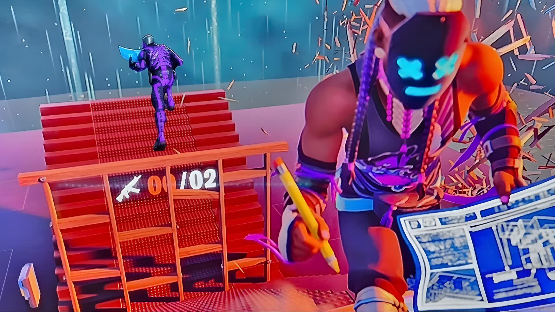 kékoss 1V1 Build fight