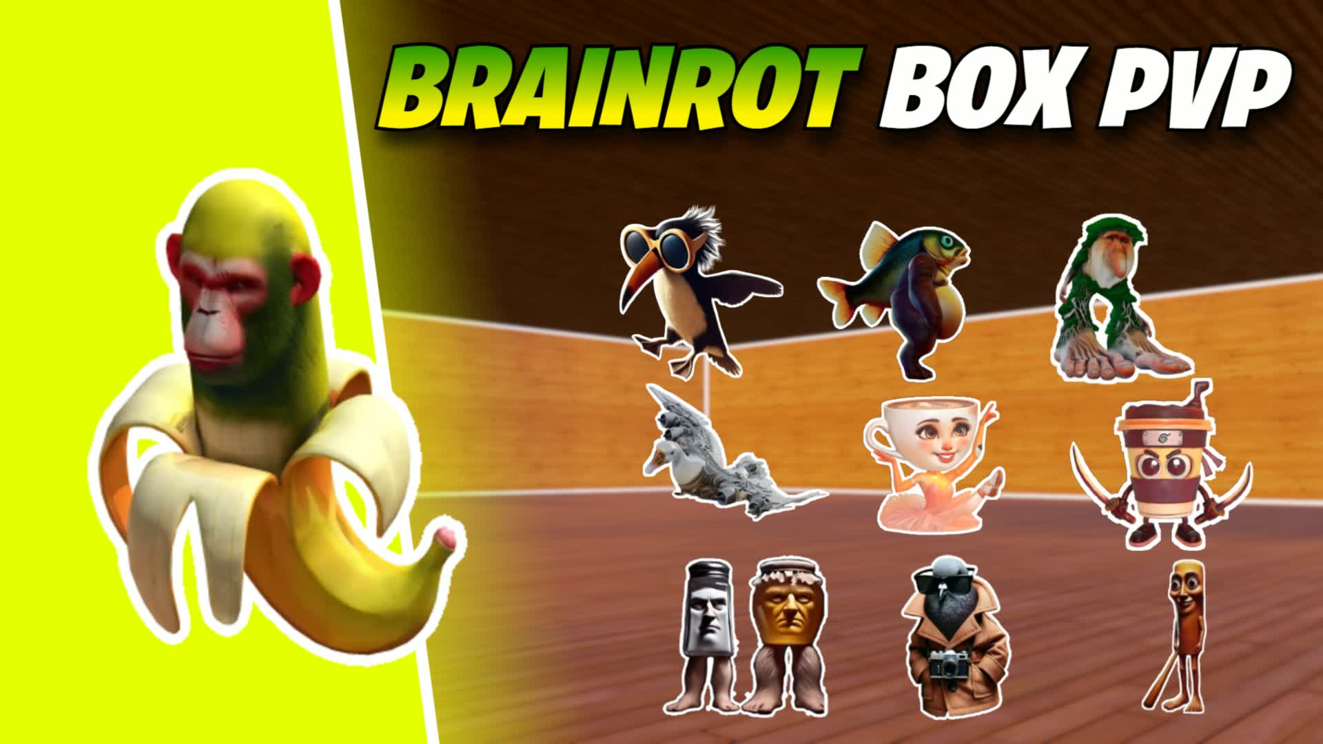 🥷 ☕ ブレインロット ボックスファイト PVP 🪵🦈