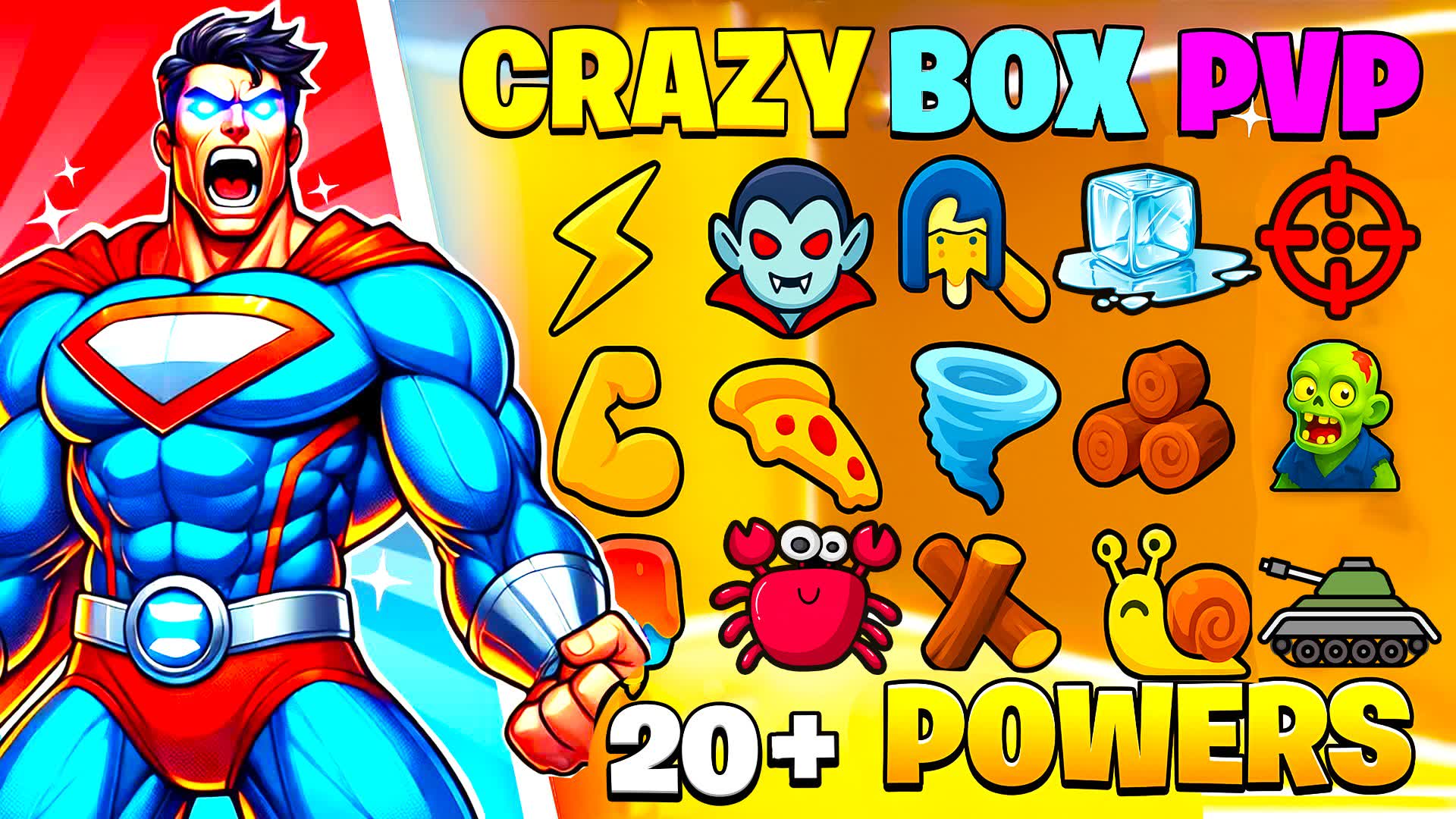 SUPER CRAZY BOX PVP MAP 🦸‍♂️