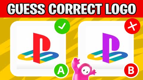 GUESS THE REAL LOGO 🔍 PARKOUR MINIGAME⭐